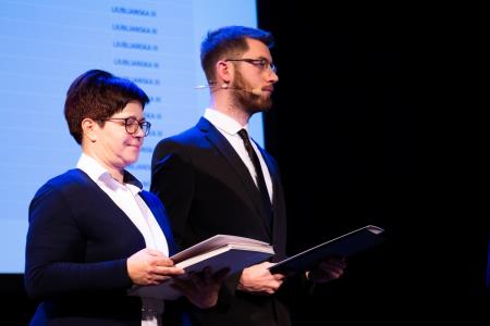 Slavnostna podelitev listin o napredovanju v čine gasilski častnik, višji gasilski častnik in visoki gasilski častnik (17)